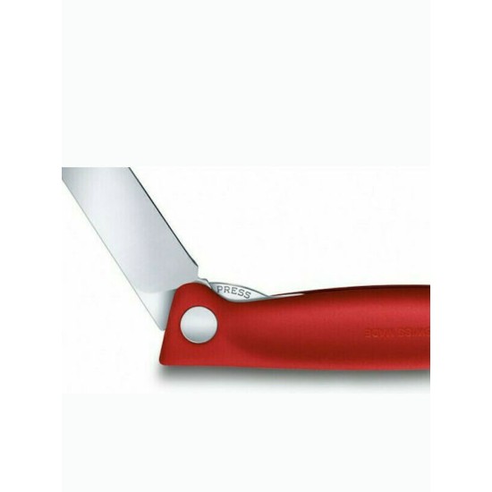 Πτυσσόμενο μαχαίρι καθαρισμού VICTORINOX 6.7801.FB - κόκκινο (11cm)