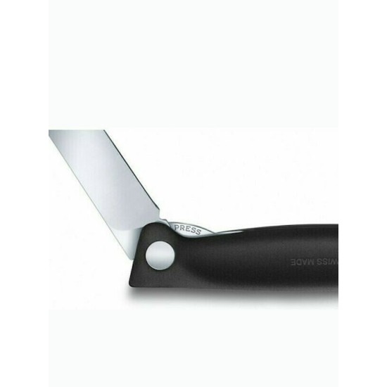 Πτυσσόμενο μαχαίρι καθαρισμού VICTORINOX 6.7803.FB - μαύρο (11cm)