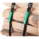 Tatonka Ιμάντες (ζεύγος) Easy Strap 18mm/1.5m Μαύρο-Πράσινο