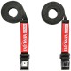 Tatonka Ιμάντες (ζεύγος) Easy Strap 18mm/2m Μαύρο-Κόκκινο