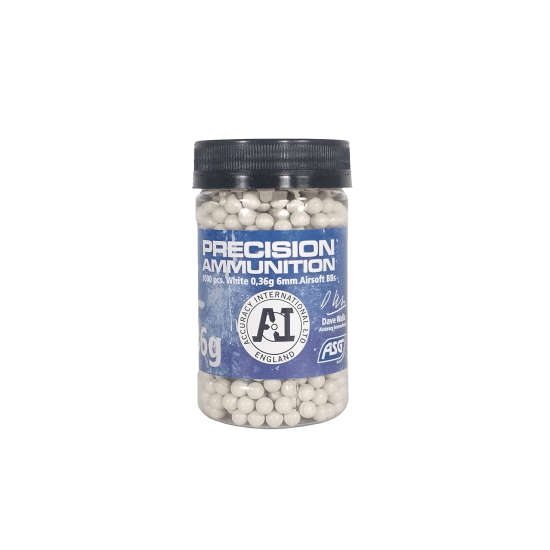 Μπίλιες Airsoft ΜΠΙΛΙΕΣ SOFT AI 0,36g / 1000, white, in bottle