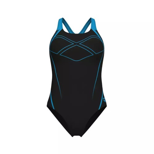 ΓΥΝΑΙΚΕΙΟ ΜΑΓΙΟ Arena Graphic Swim Pro black // turquise