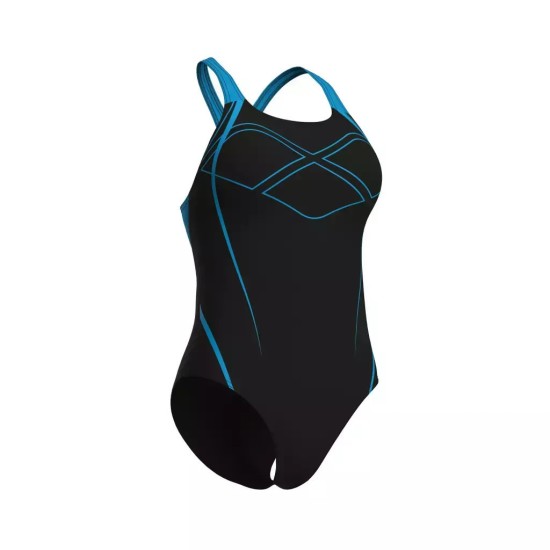 ΓΥΝΑΙΚΕΙΟ ΜΑΓΙΟ Arena Graphic Swim Pro black // turquise ΓΥΝΑΙΚΕΙΟ ΜΑΓΙΟ Arena Graphic Swim Pro black // turquise