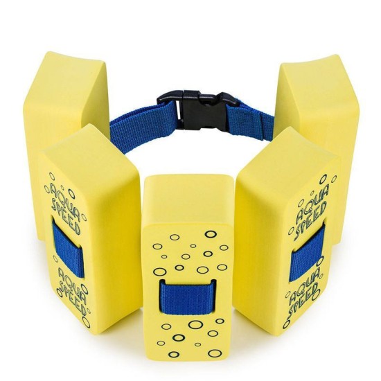  Ζώνη Κολύμβησης Τουβλάκια 2-6 Ετών Aqua Speed Kiddie Swim Belt Ii Yellow 538OC
