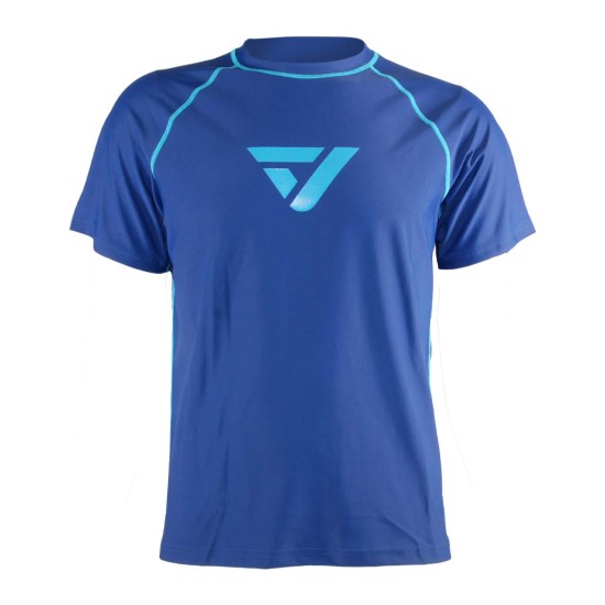 ΑΝΤΙΗΛΙΑΚΗ ΜΠΛΟΥΖΑ RASHGUARD VAQUITA Ανδρικό Loose Fit– Κοντό Μανίκι μπλε