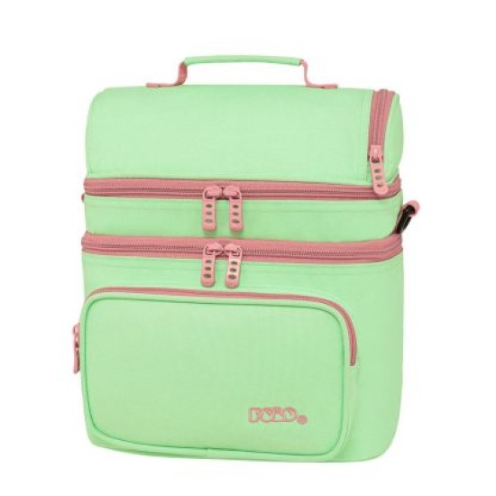 Polo Τσάντα φαγητού double cooler 9lt Μαύρο 25 x 19 x 29cm