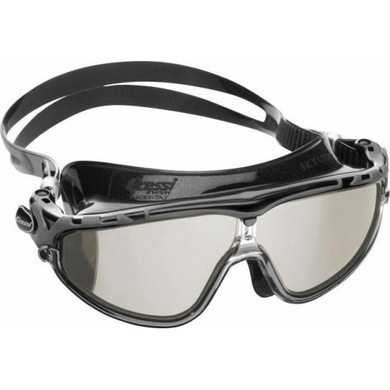 ΓΥΑΛΑΚΙΑ CRESSI SKYLIGHT MIRRORED Black / Frame Black/White