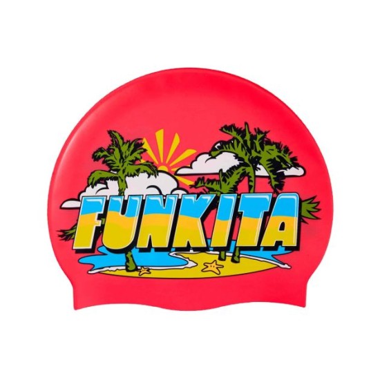 Σκουφάκι κολύμβησης σιλικόνης FUNKITA - Icypop Beach