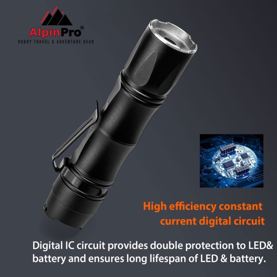 AlpinPro Φακός Tactical TM-05R 1700lum