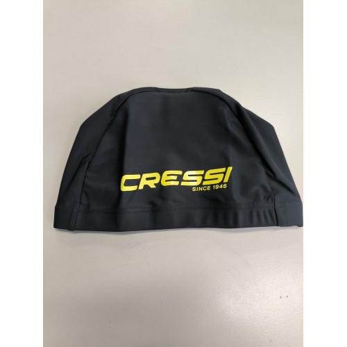 ΥΦΑΣΜΑΤΙΝΟ ΥΠΕΡΕΛΑΣΤΙΚΟ ΣΚΟΥΦΑΚΙ CRESSI TAGO SPANDEX ΜΑΥΡΟ // ΚΙΤΡΙΝΟ