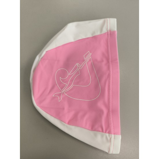 Παιδικό Υφασμάτινο Σκουφάκι CRESSI TAGO SPANDEX Ροζ // λευκό