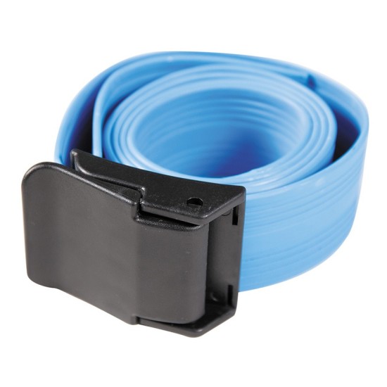 Ζώνη latex XDIVE 3mm με πλαστική πόρπη μπλε