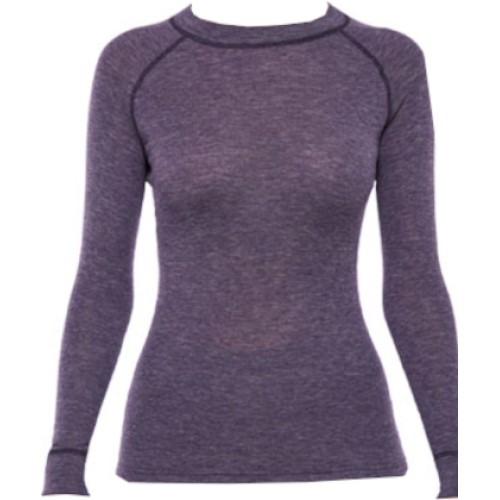 Ισοθερμική μπλούζα Γυναικεία THERMOWAVE Merino Warm Active - Μωβ