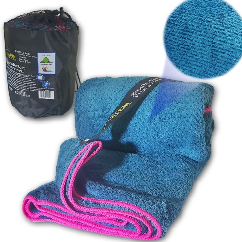 Πετσέτα ALPIN XtraDrySoft Fleece Microfiber 150x75mm - Ροζ