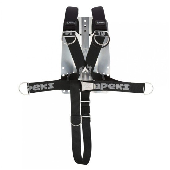 APEKS WTX DELUXE ONE PIECE WEB HARNESS with ALUMINUM BACKPLATE