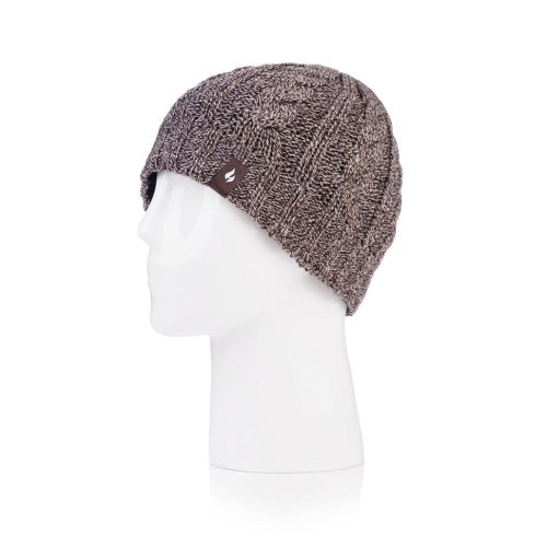 HEAT HOLDERS Γυναικείος Σκούφος cable hat - Fawn