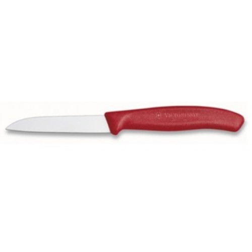 Μαχαίρι VICTORINOX Classic με λεία λεπίδα - κόκκινο (8cm)