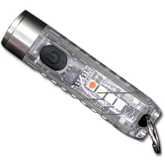 Φακός Μπρελόκ ALPINPRO Tiny (400 lum) - Λευκό