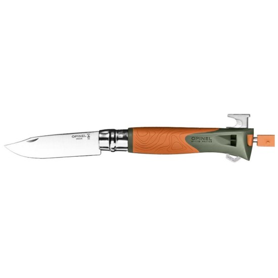 Σουγιάς Opinel No.12 Explore - Κυνήγι & Φύση - πορτοκαλί