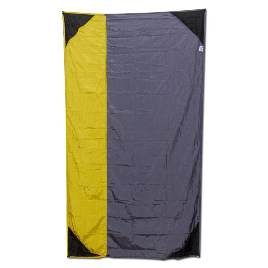 Προστατευτική ψάθα ALPINTEC Favour Single 100cm x 180cm - ανθρακίτης / κίτρινο
