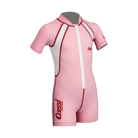 Παιδική στολή CRESSI short sleeve 1.5 mm - ροζ