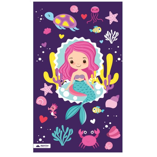 Πετσέτα ALPINTEC Microfiber DryFast Kids 70×120 - Mermaid