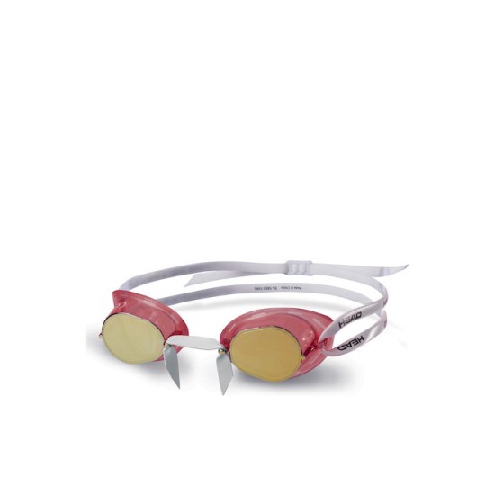 Head Racer Γυαλιά Κολύμβησης Ενηλίκων με Αντιθαμβωτικούς Φακούς Clear /Red