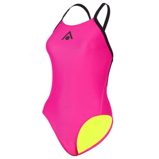 Aquasphere Essential Wide Back Swimsuit - Ρόζ/Μαύρο