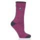 Γυναικείες Κάλτσες HEAT HOLDERS Lite 80022 - Rasberry / Charcoal