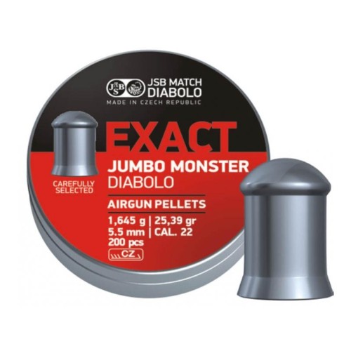 ΒΛΗΜΑΤΑ JSB EXACT JUMBO MONSTER 5.52m/m (200 τεμ)