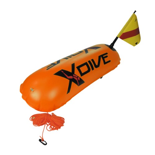 Σημαδούρα X-DIVE PVC 0.4mm Πορτοκαλί
