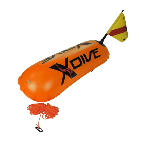 Σημαδούρα X-DIVE PVC 0.4mm Πορτοκαλί