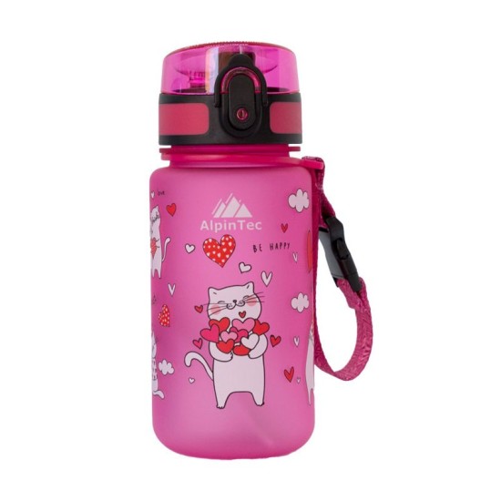 Παγούρι ALPINTEC Kids 350ml Love Cats - ροζ