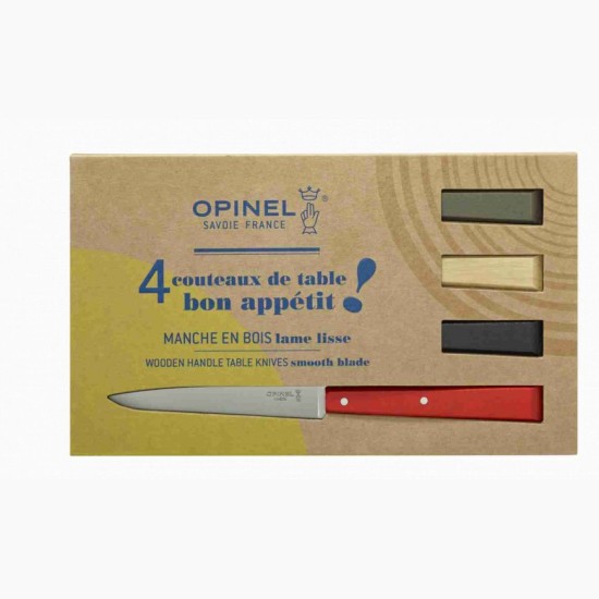 Opinel Μαχαίρια Σετ N° 125 Bon Appetit Loft 11cm 4τμχ