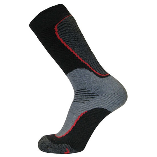 Κάλτσες Heavy Trekking Merino ALPINTEC - μαύρο / γκρί