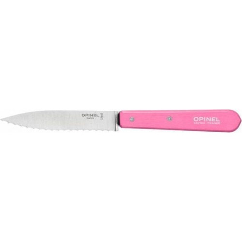Μαχαίρι κουζίνας No 113 Οδοντωτό  Opinel ροζ