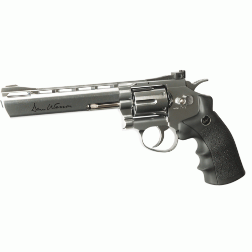 Αεροβόλο πιστόλι ASG Dan Wesson 6'' Revolver 4.5mm μεταλλικό Ασημί