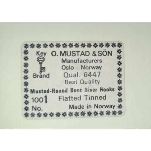 MUSTAD Αγκίστρι 6447 No1 (Made in Norway - 100 τεμ)