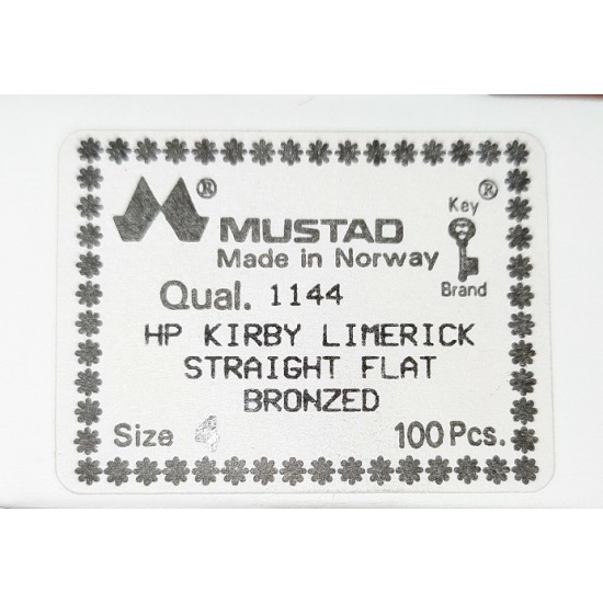 MUSTAD Αγκίστρι 1144 No8 (Made in Norway - 100 τεμ)