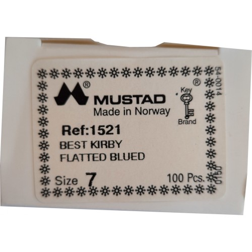 MUSTAD Αγκίστρι 1521 No8 (Made in Norway - 100 τεμ)