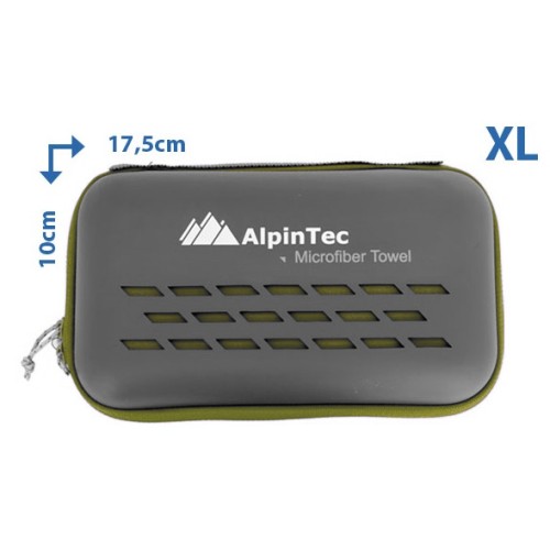 Πετσέτα ALPINTEC Microfiber DryFast 75×150 - σκούρο πράσινο