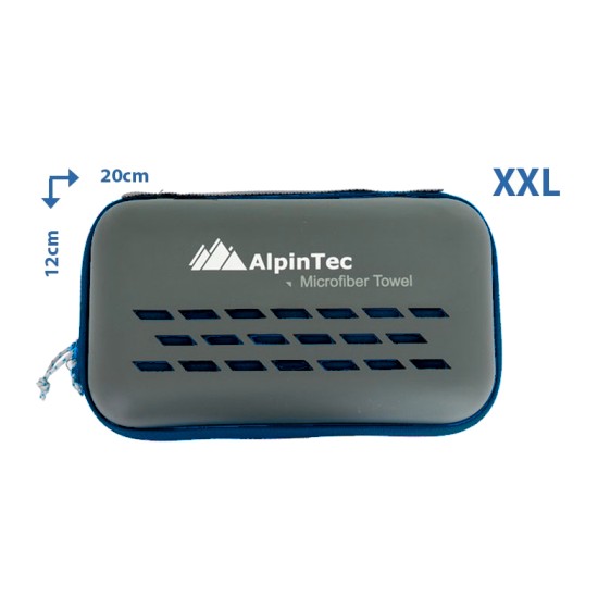 Πετσέτα ALPINTEC Microfiber DryFast 90×180 - σκούρο μπλε