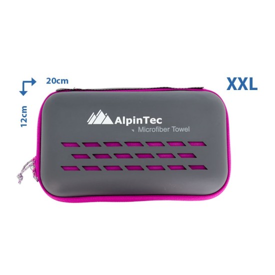 Πετσέτα ALPINTEC Microfiber DryFast 90×180 - μωβ