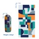 Πετσέτα ALPINTEC Microfiber DryFast Paint 90×180 Shapes I