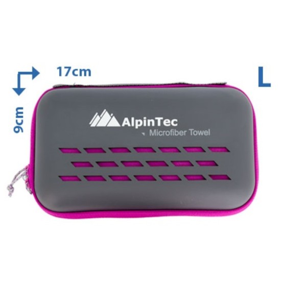 Πετσέτα ALPINTEC Microfiber DryFast 60×120 - μωβ