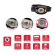 Φακός Κεφαλής ALPINPRO Αδιάβροχος C-10RD-WT Sensor+