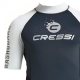 Ανδρικό Rash Guard CRESSI Hydro Premium κοντό μανίκι - μαύρο / γκρι