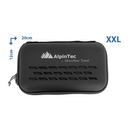 Πετσέτα ALPINTEC Microfiber DryFast 90×180 - μαύρο