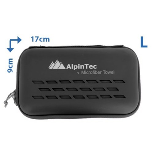 Πετσέτα ALPINTEC Microfiber DryFast 60×120 - μαύρο