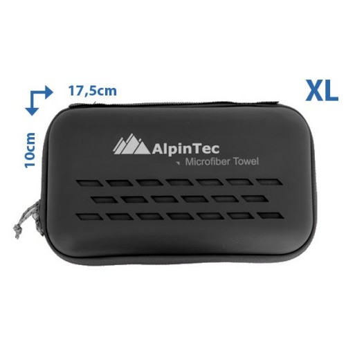 Πετσέτα ALPINTEC Microfiber DryFast 75x150 - μαύρο